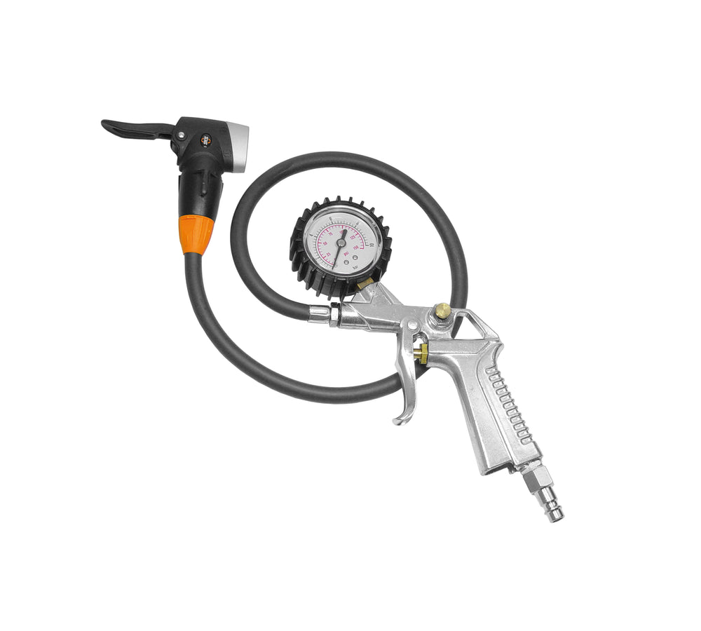 Pumpepistol trykluft med manometer til kompressor Cyclus