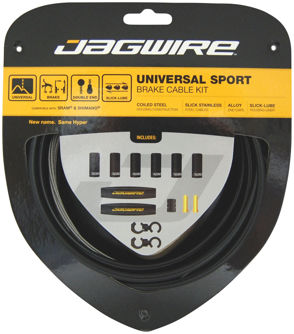 Jagwire Universal Sport (UCK400) bremsekabelsæt raceMTB sort