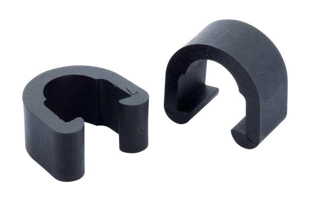 Jagwire (DCA054) clip til stick-on cable guide plast sort (4 stk)