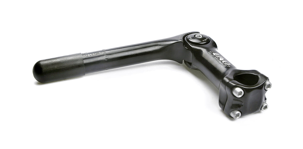 Styrstamme justerbar 110/130mm Sort Alu 0-60° åben ø22,2mm- styr 25,4mm