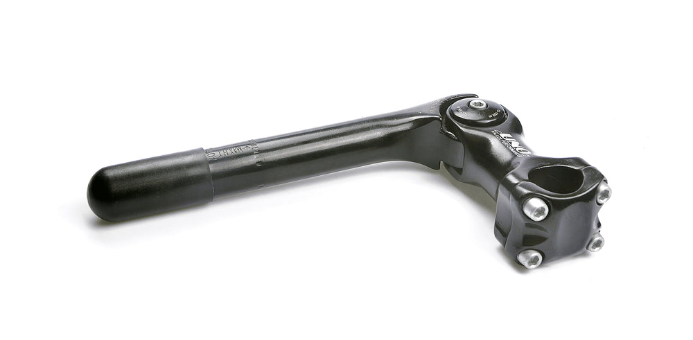 Styrstamme justerbar 90/130mm Sort Alu 0-60° åben ø22,2mm- styr 25,4mm