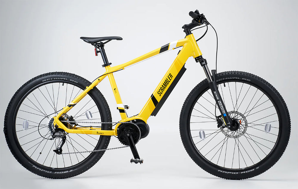 Scrambler 48cm 10g 27,5in mat gul krankmotor