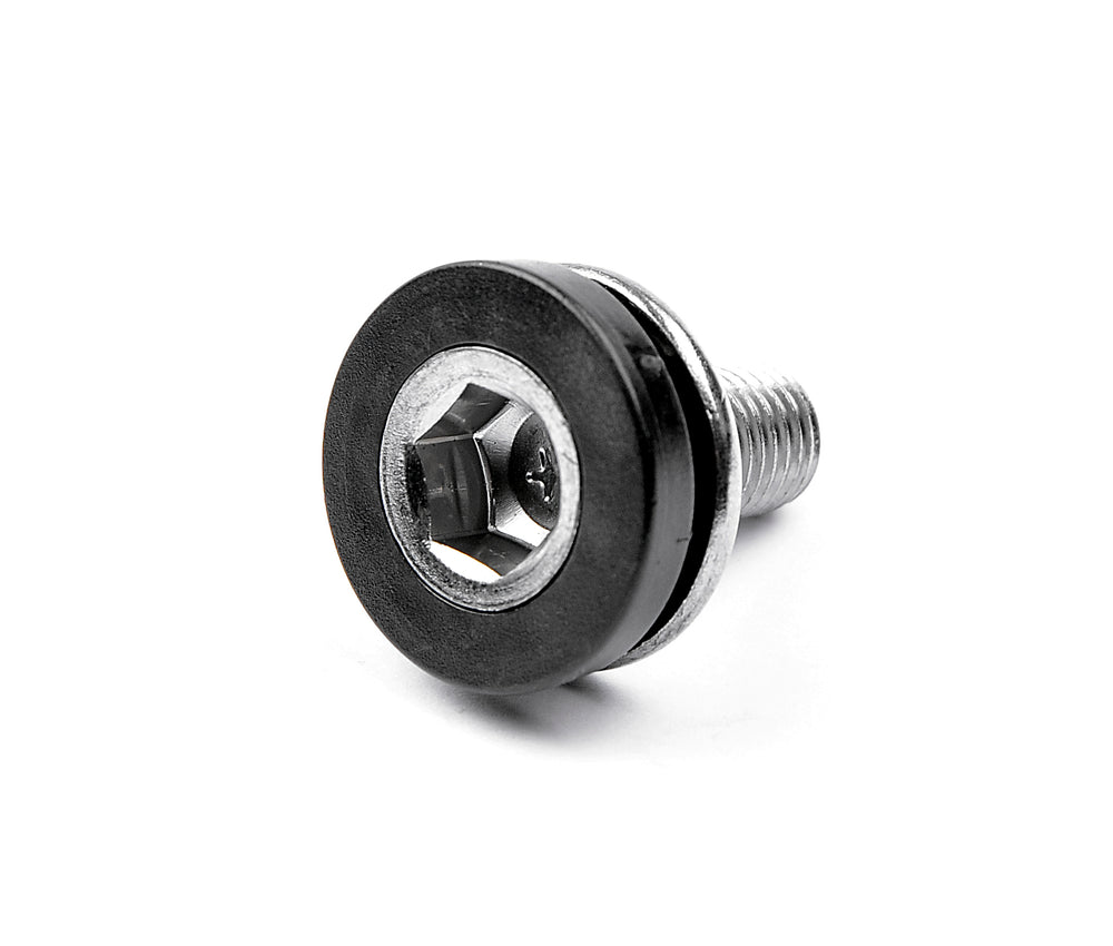Krankbolt CRMO Sort/plast for 4-kant aksel