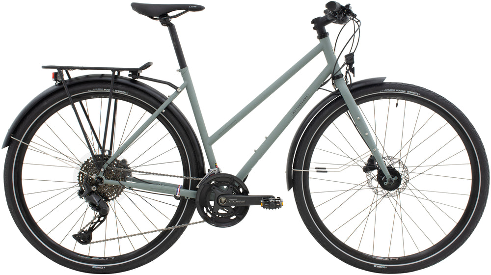 Motobecane 1976-26 Randonneur Dame 2x11 Gear Mat Grøn - 2027