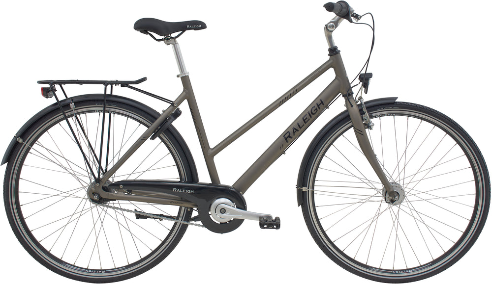 Raleigh Sprite Alu Dame Mat Mørk Grå - 2026