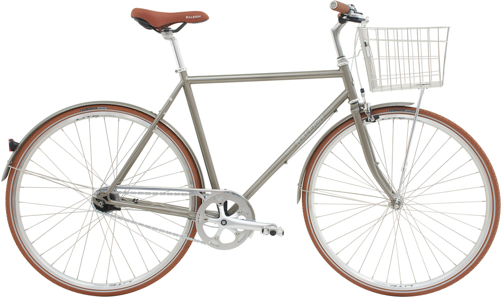 Raleigh Kent Herre Blank Sølv - 2027