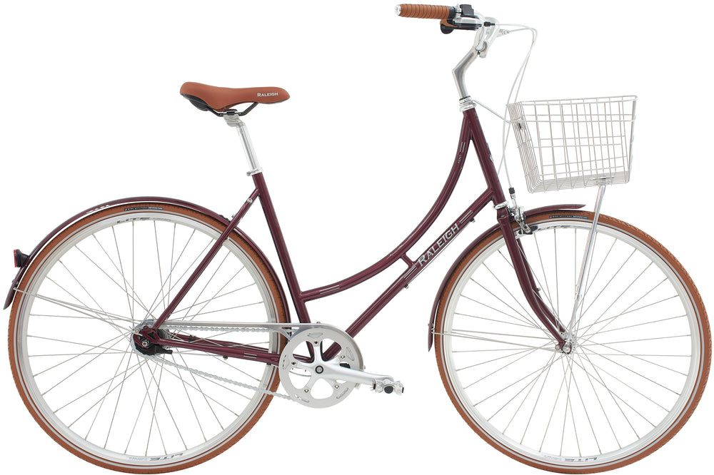 Raleigh Kent Dame Blank Mørk Bordeaux - 2027