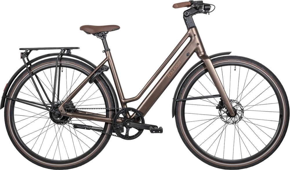 Raleigh Sussex Dame 1 Gear Remtræk Hydr. Disc Mat Kobber - 2027
