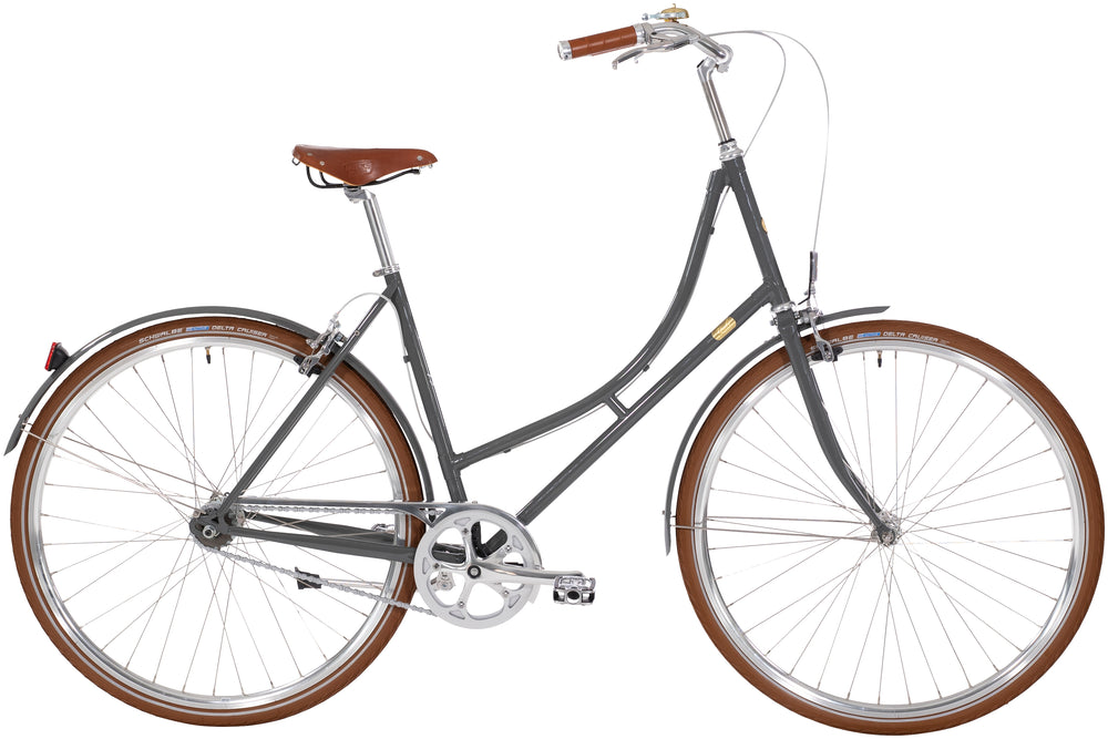 Bike by Gubi Dame 8 Gear Fælgbremse Grå - 2027