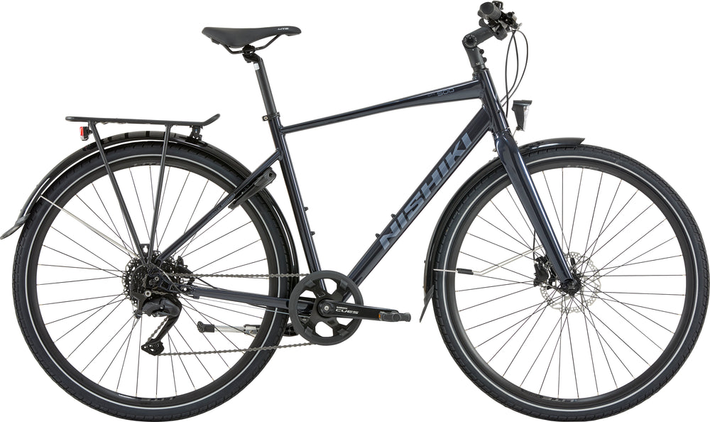 Nishiki City 500 Herre Blank Sort - 2027