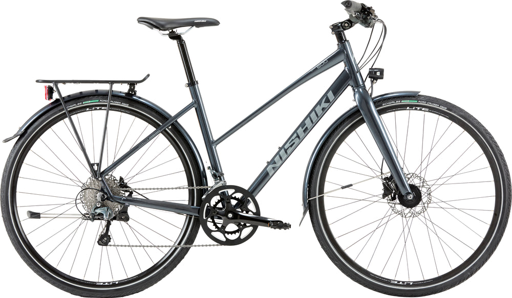 Nishiki City 600 Dame Blank Mørkegrå - 2027