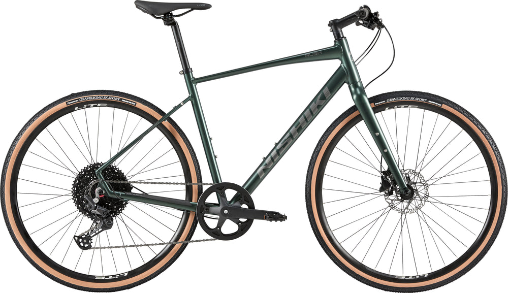 Nishiki Rush Herre Blank Mørkegrøn - 2026