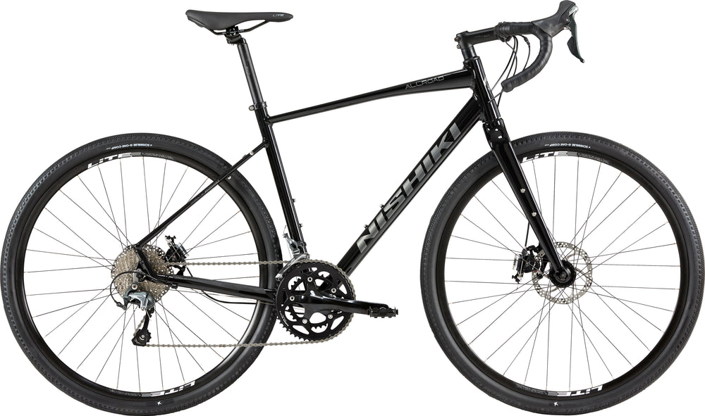 Nishiki All Road Herre Blank Sort - 2026