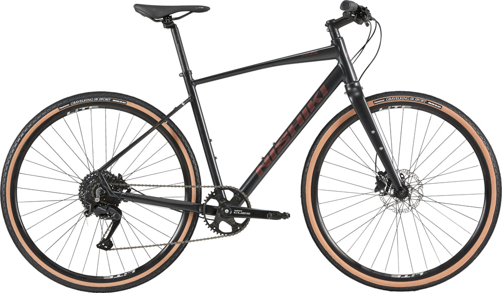 Nishiki Haze Herre Mat Sort - 2027