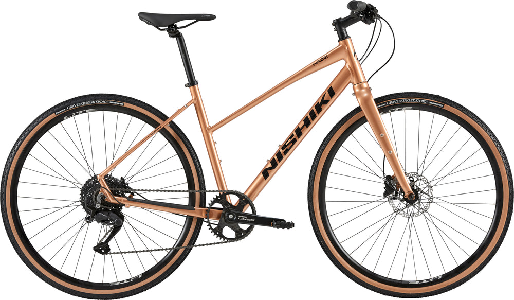 Nishiki Haze Dame Blank Mørk Guld - 2026