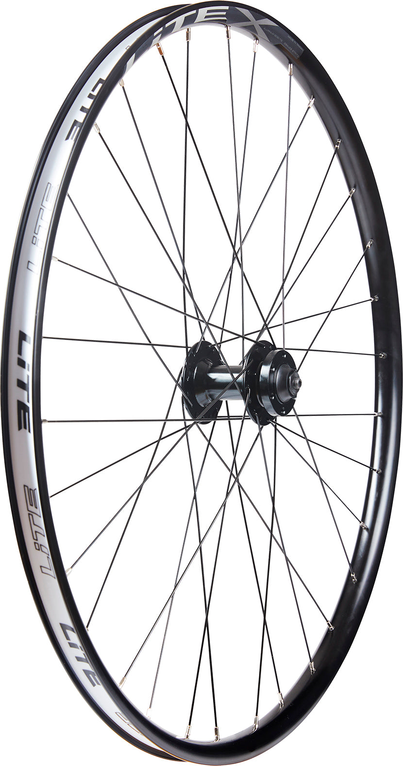 LiTE X forhjul 27,5in MTB 6-bolt QR montering/100mm sort