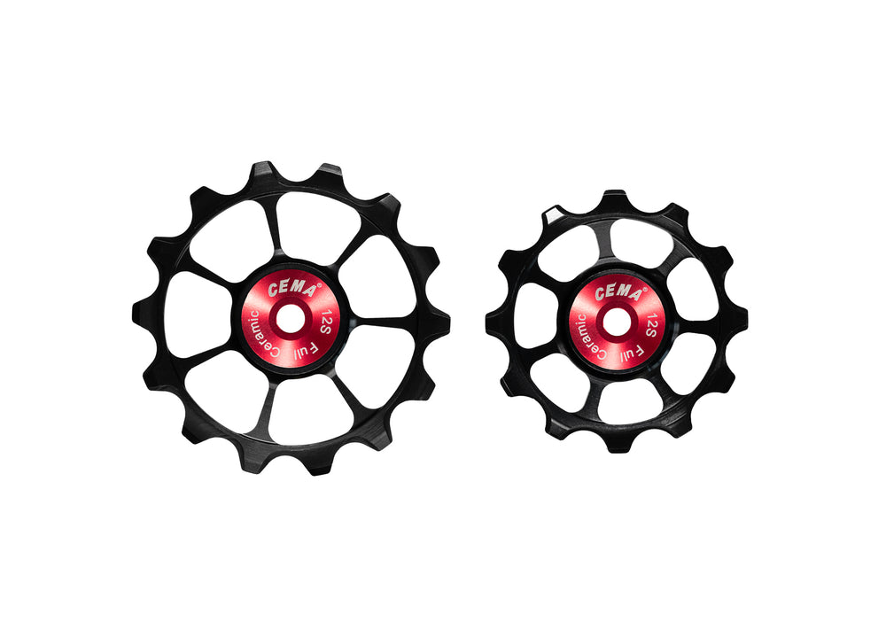Kædeførerhjul Cema Aluminium 12 Speed Sort 12/14 T, SRAM MTB Creamisk lejer 12 Speed