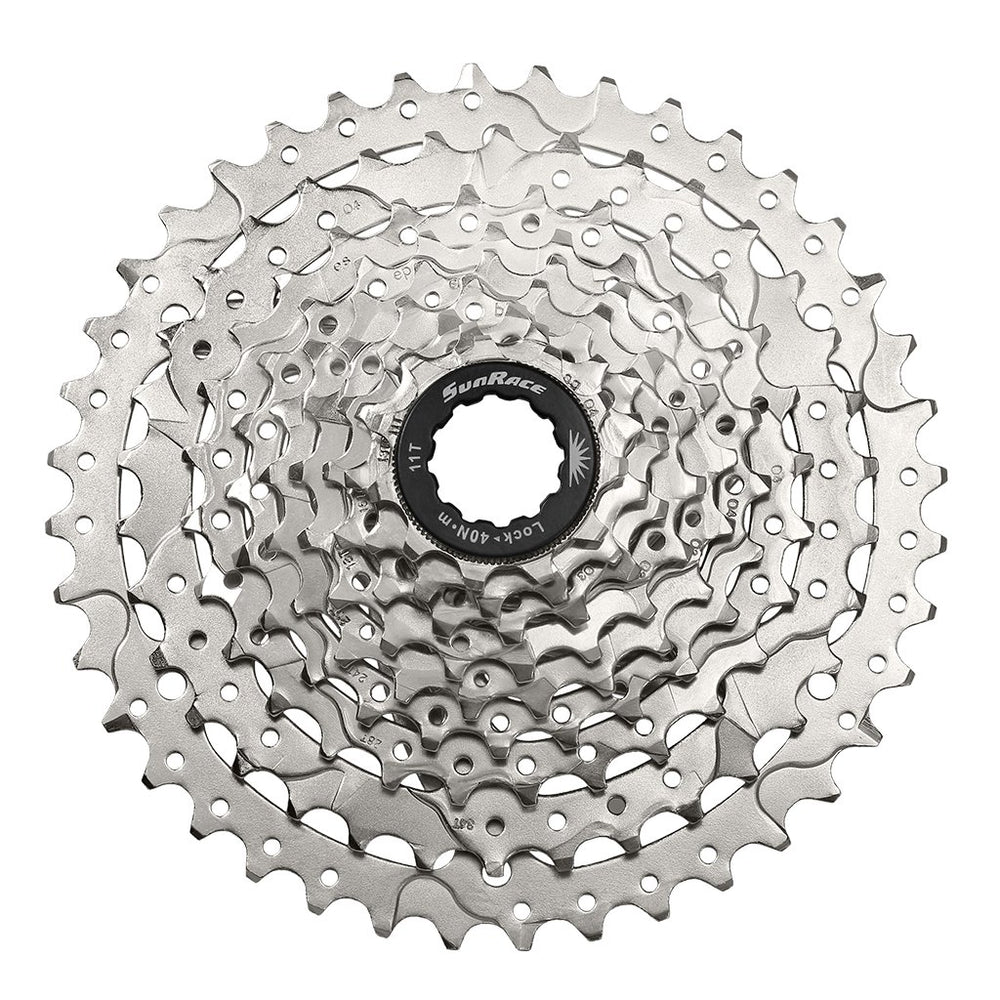 SunRace kassette 9sp 11-36T sølv