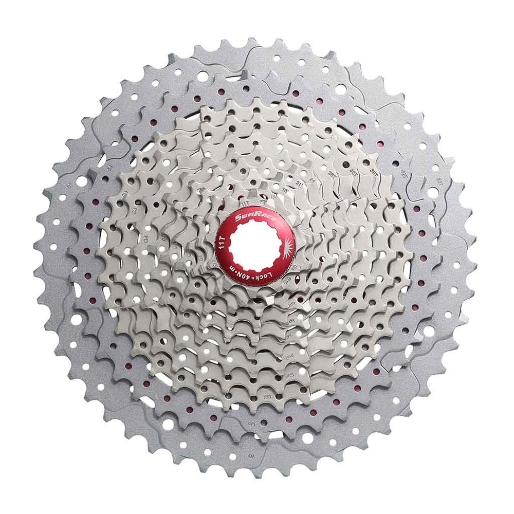 SunRace kassette 11sp 11-51T metallic sølv