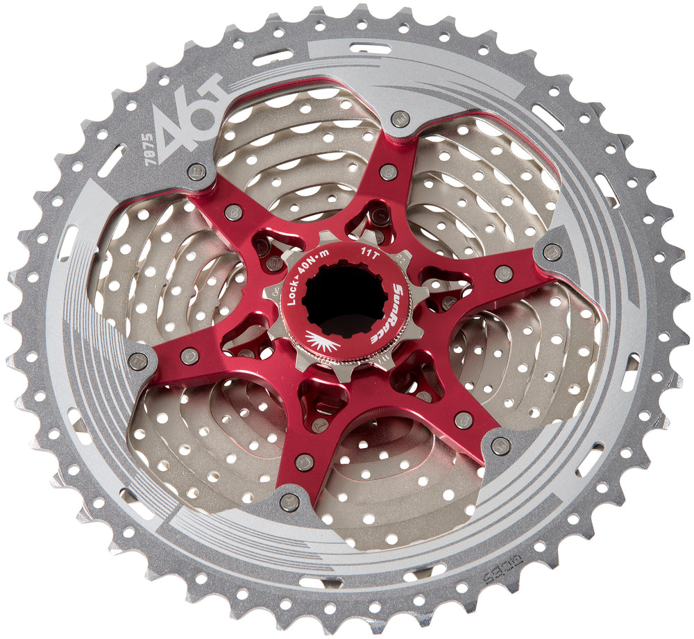 SunRace kassette 11sp 11-46T metallic