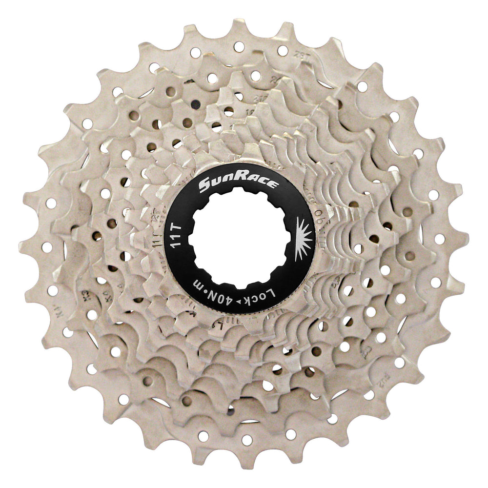 SunRace kassette road 10sp 11-25T alu spider metallic