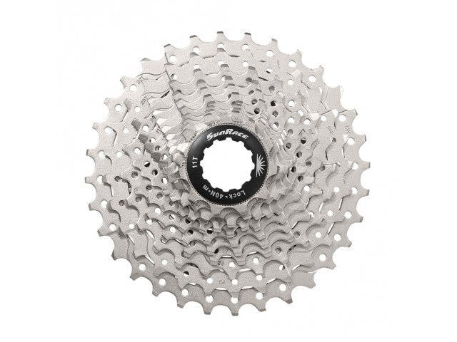 SunRace kassette road 11sp 11-32T alu spider metallic