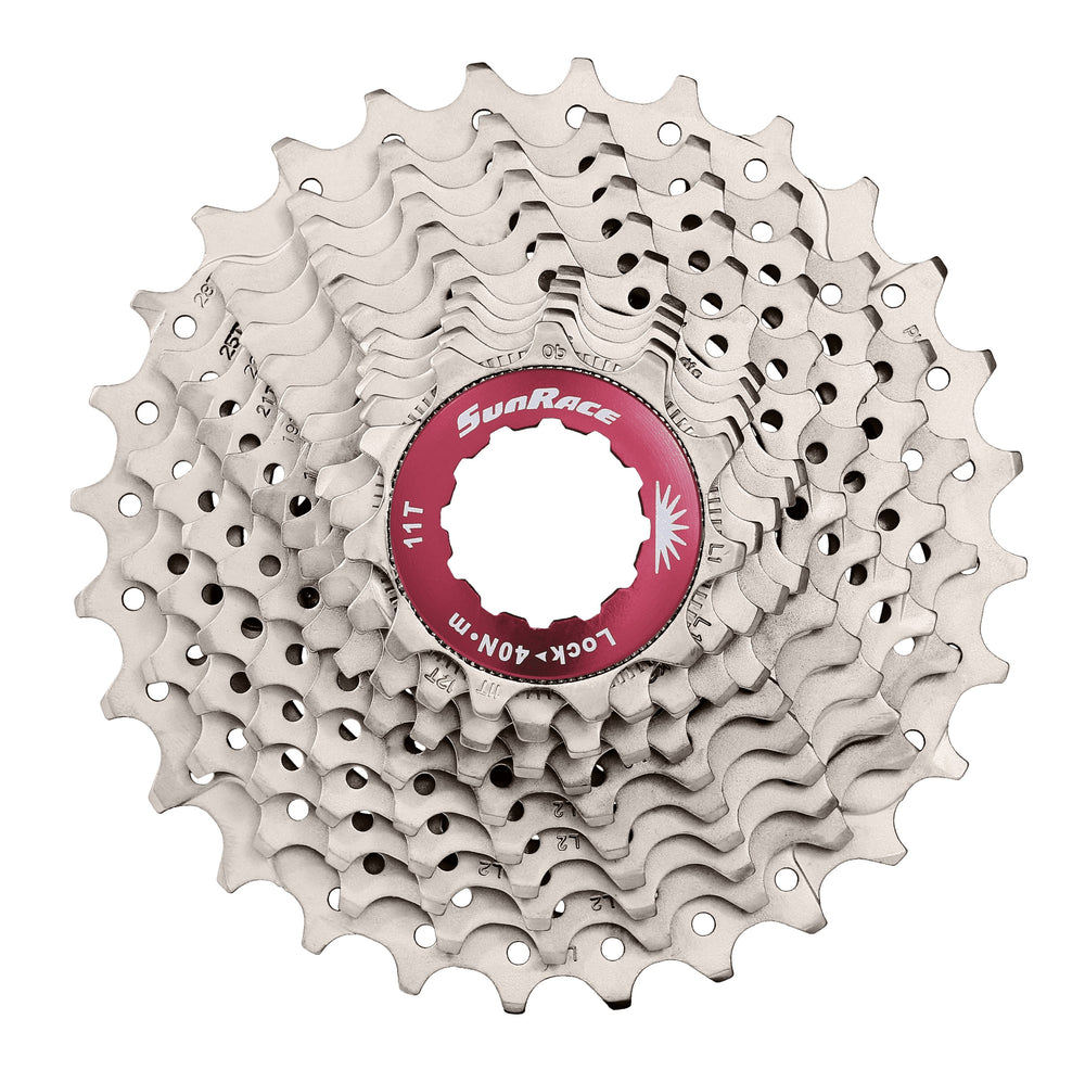 SunRace kassette road 11sp 11-36T alu spider metallic