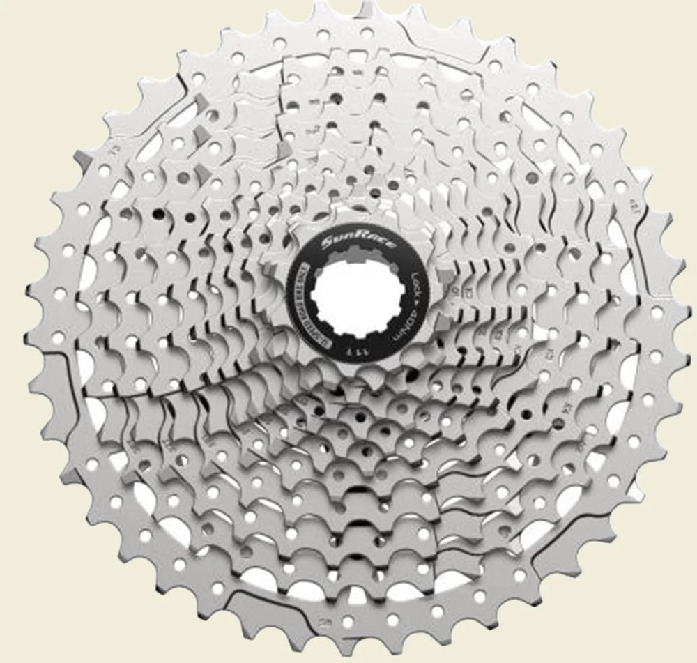 SunRace kassette gravel 12sp 11-46T alu spider metallic