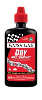 Finish Line Dry Lube olie (bornitrid) 120ml (4oz) flaske rød