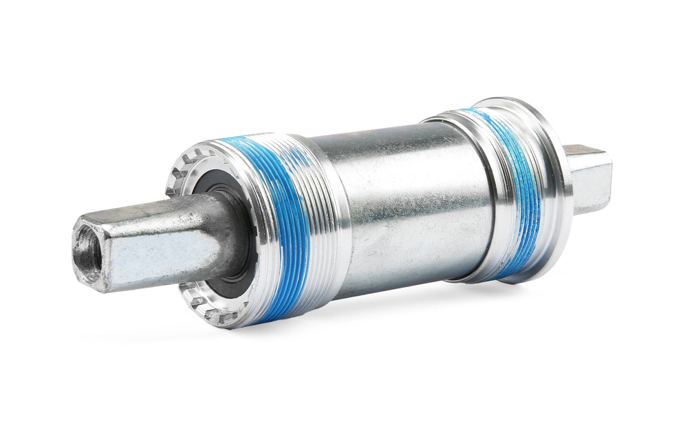 Krankboks Bikepartner 113 mm BSA stål/alu. Krankboksbredde: 68 mm. Dobbelt forseglet mekanisme & lejer. Gevind: BC1.37"x24T. Vægt 260 g