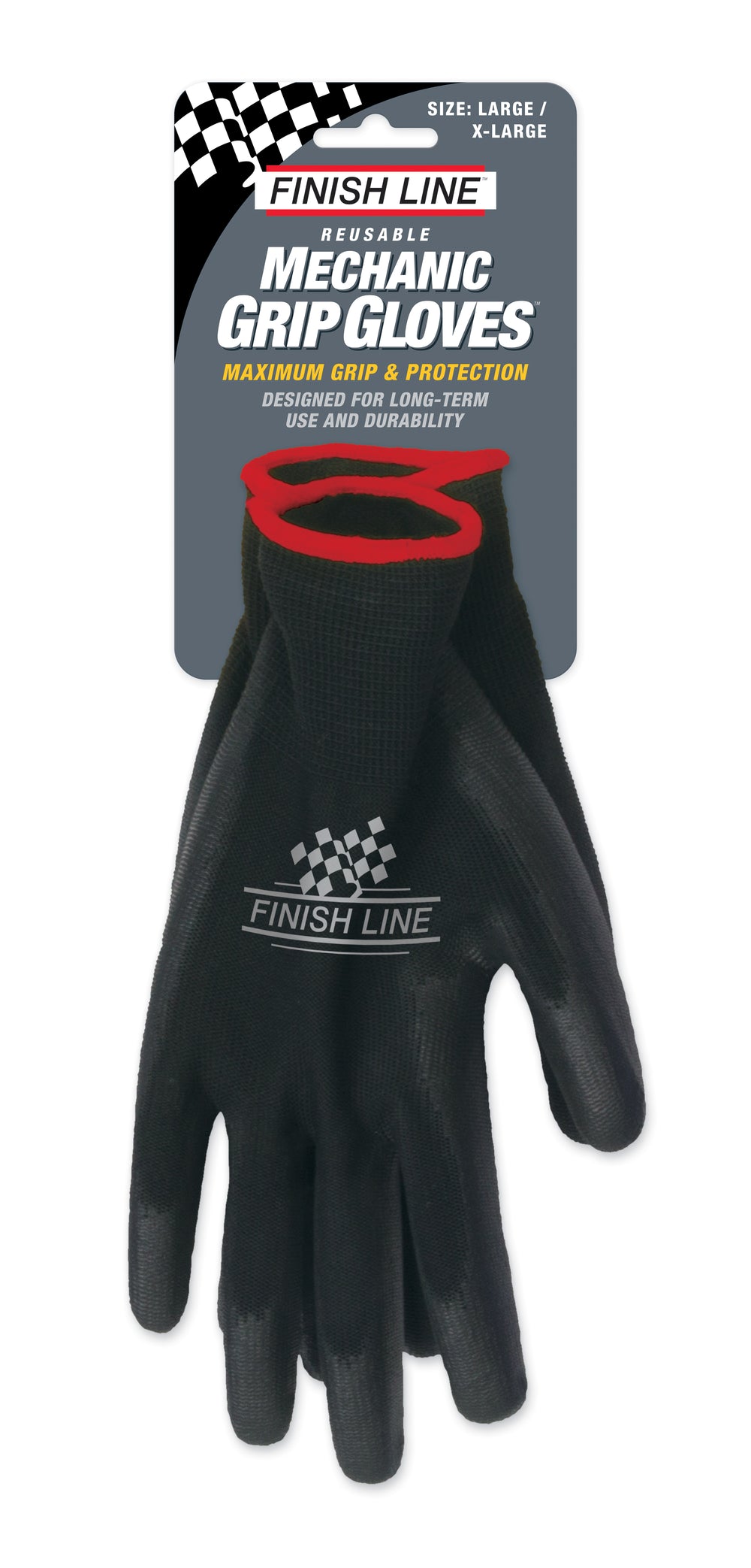 Finish Line handsker mechanic grip gloves Large/XL