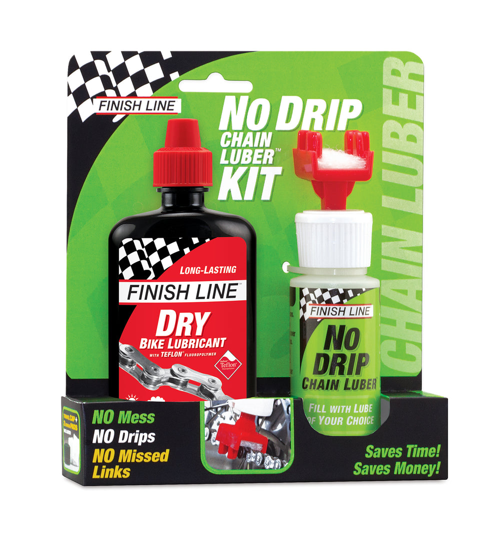 Finish Line No Drip Chain Luber combo inkl. 120ml (4oz) dry