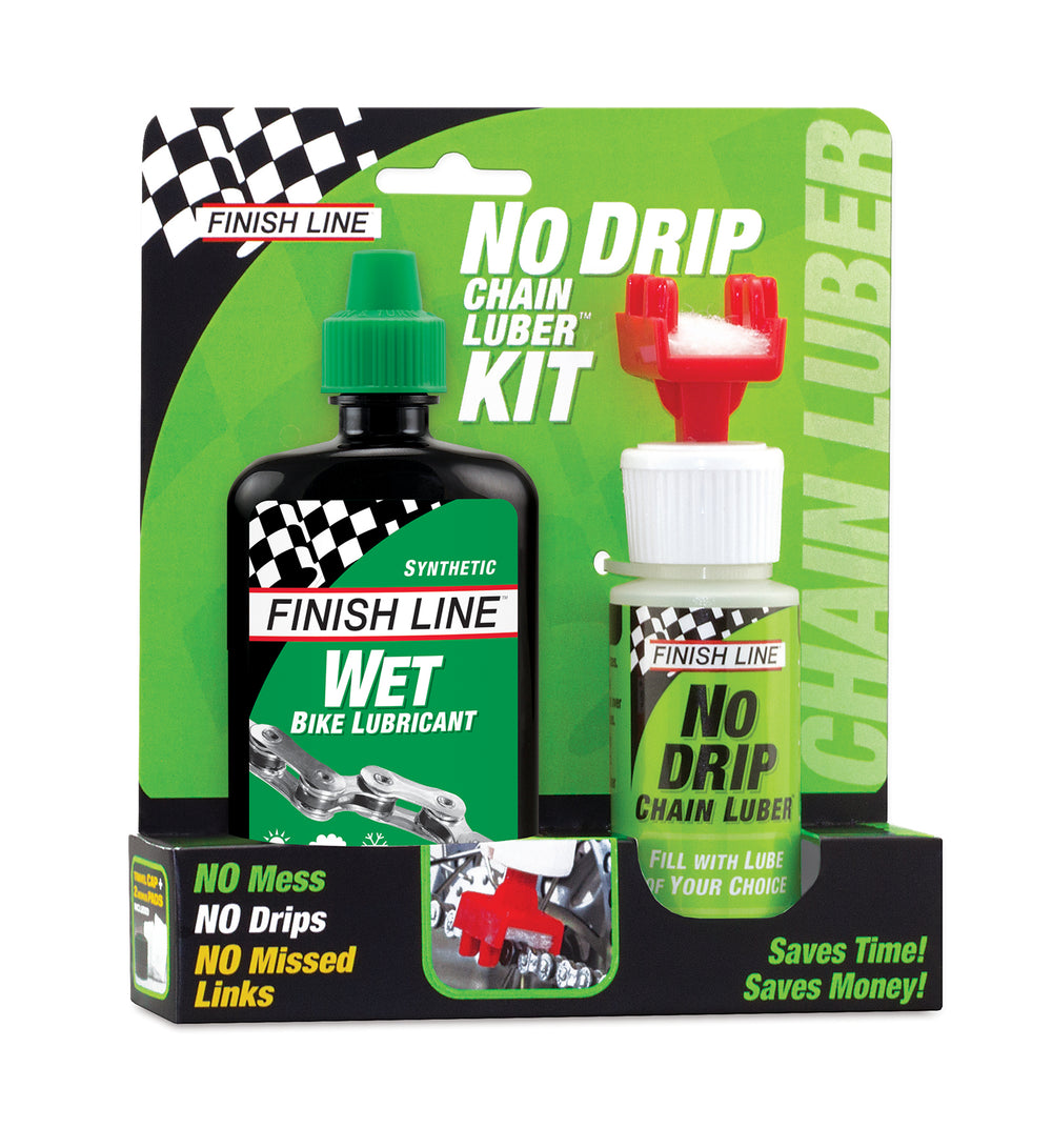 Finish Line No Drip Chain Luber combo inkl. 120ml (4oz) wet