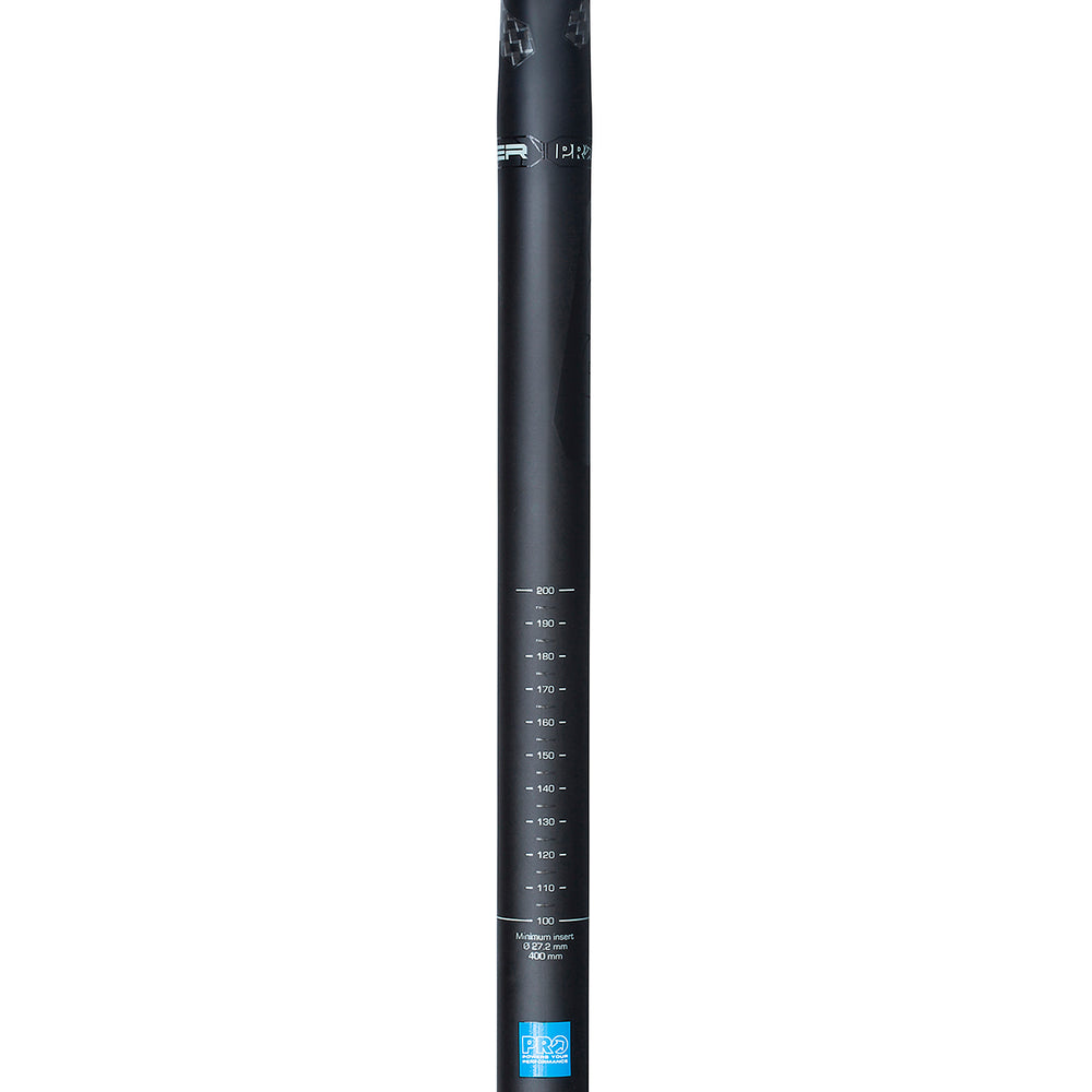 PRO Sadelpind Discover Sort 27.2mm/20mm carb/Dyneema