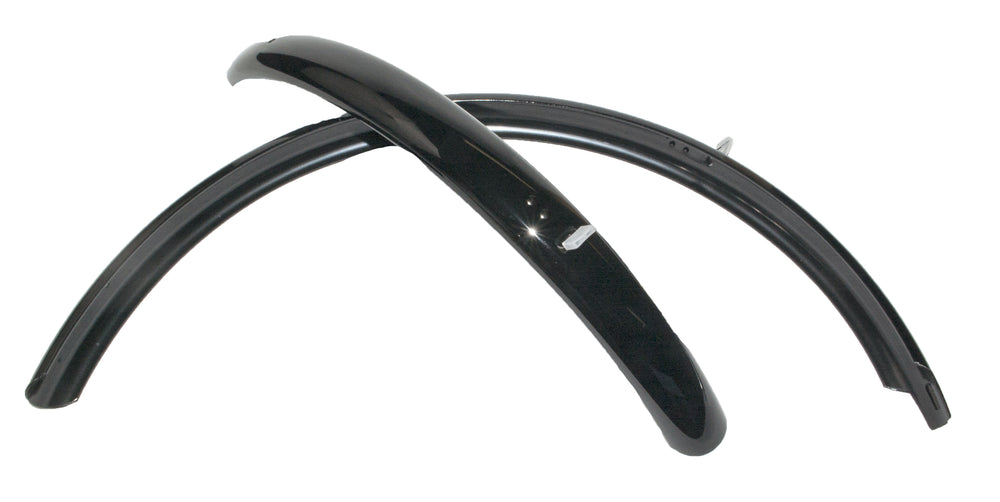 Winther skærmsæt 26in R1 plastic m. RF stivere sort