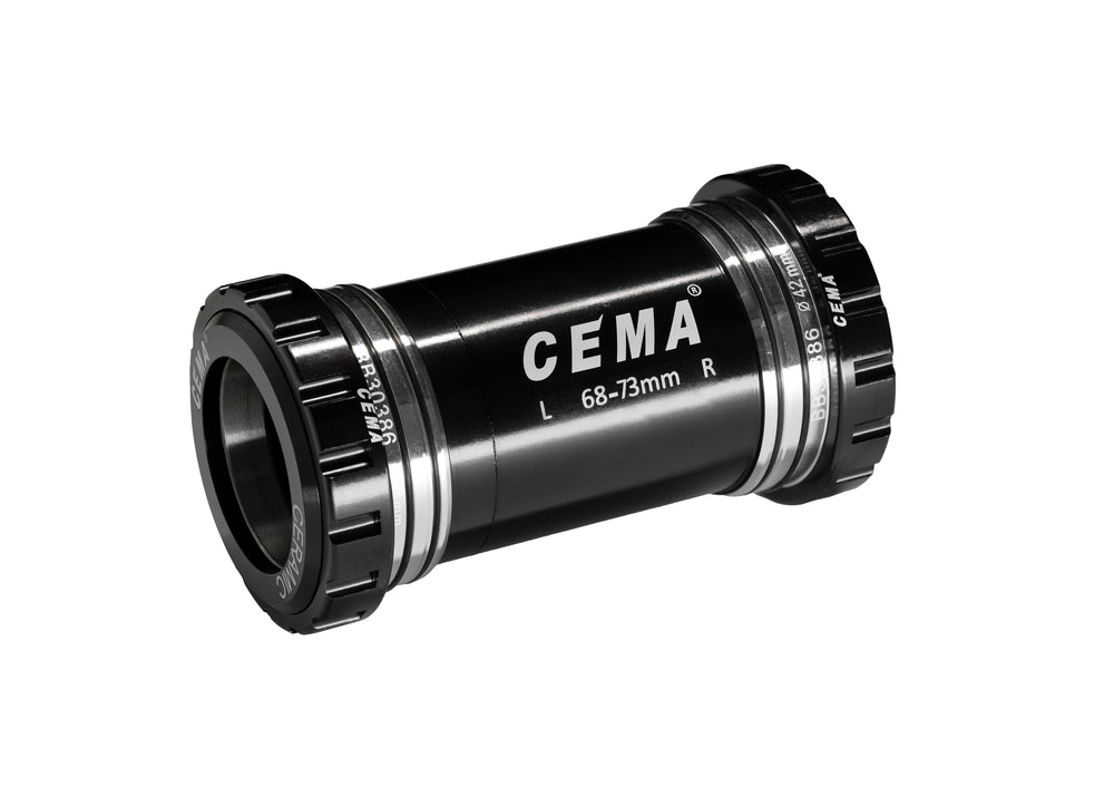Cema Krankboks BB30, Ø28,99 spindel Sram DUB. Diameter 42 mm. keramiske lejer. Rammebredde: 68 & 73 mm.