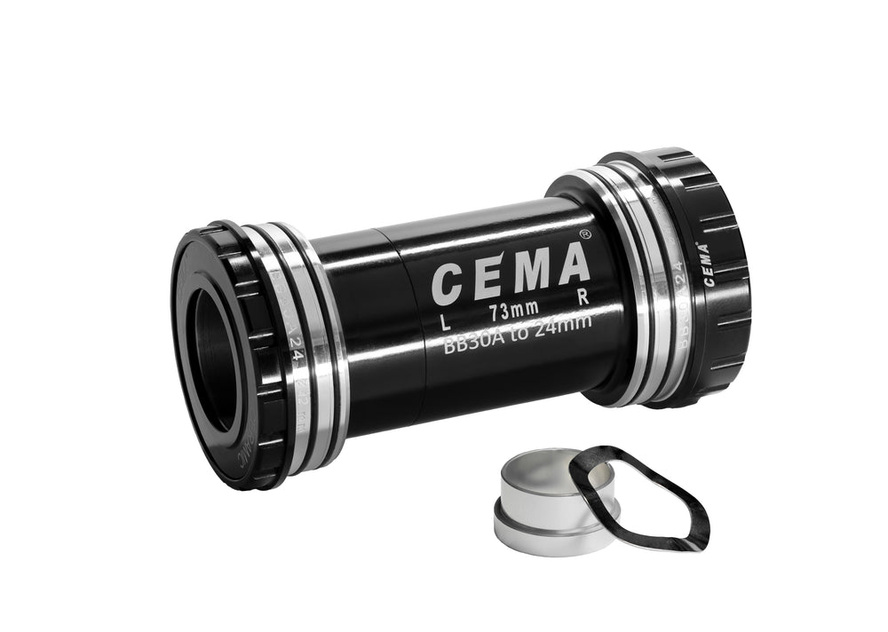 Cema Krankboks BB30A, Ø24-22 spindel Sram GXP., Diameter 42 mm. keramiske lejer, Interlock 73 mm.
