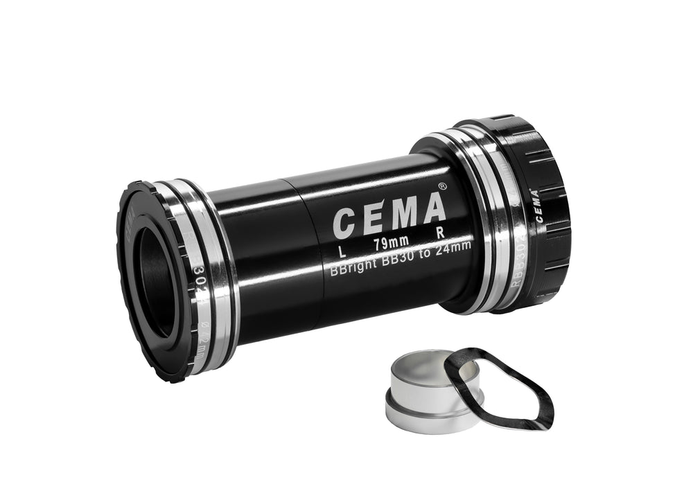 Cema Krankboks BBRIGHT42 Ø24-22 spindel. Sram GXP. Diameter 42 mm. Lejer i rustfrit stål. Rammebredde: 79 mm.