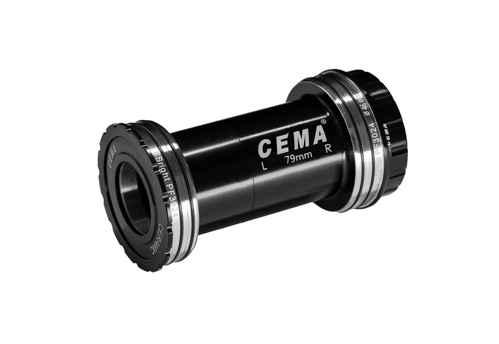 Cema Krankboks BBright46 Ø24 spindel. Shimano. Diameter 46mm. Keramiske lejer. Rammebredde: 79 mm.