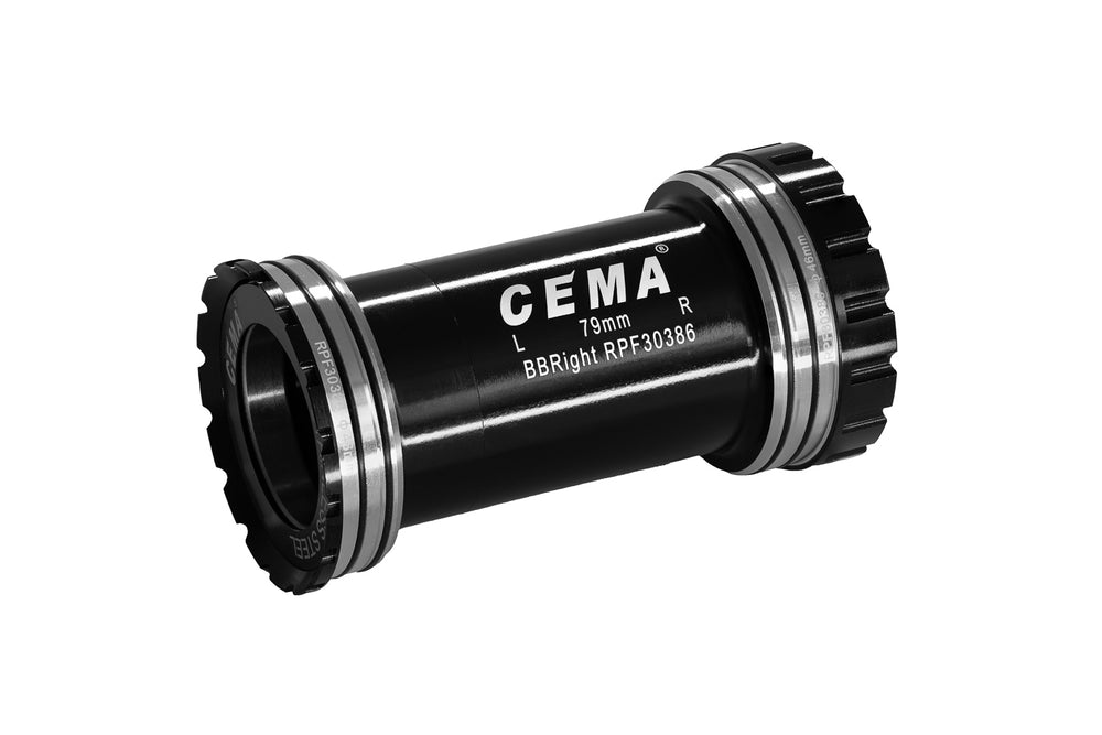 Cema Krankboks BBRIGHT46 Ø30 spindel. FSA, ROTOR. Diameter 46 mm. Lejer i rustfrit stål. Rammebredde: 79 mm.