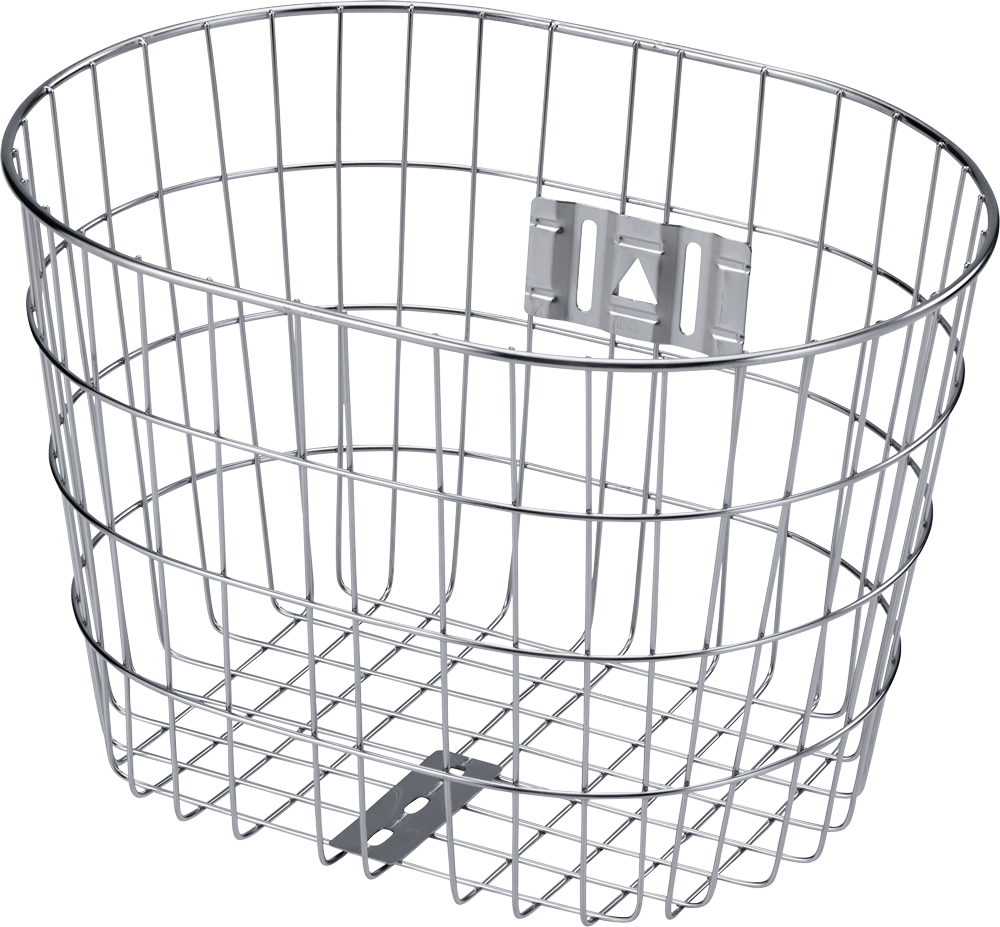 Kurv til 28" rustfrit stål med tilbehør, ideel til opbevaring og organisering af udstyr.