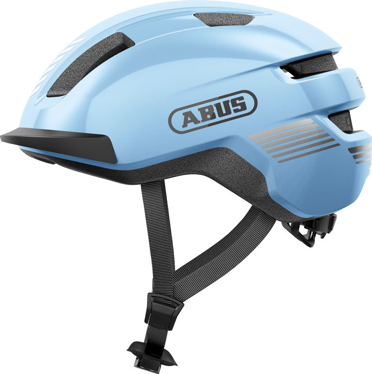 Billede af cykelhjelmen Purl Y i farven Iced Blue fra Pedalatleten, der viser hjelmens stilfulde og moderne design.