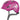 Lyserød cykelhjelm med sommerfuglemotiv, produktnavn: Hjelm Smiley 3.0 SE Pink Butterfly.