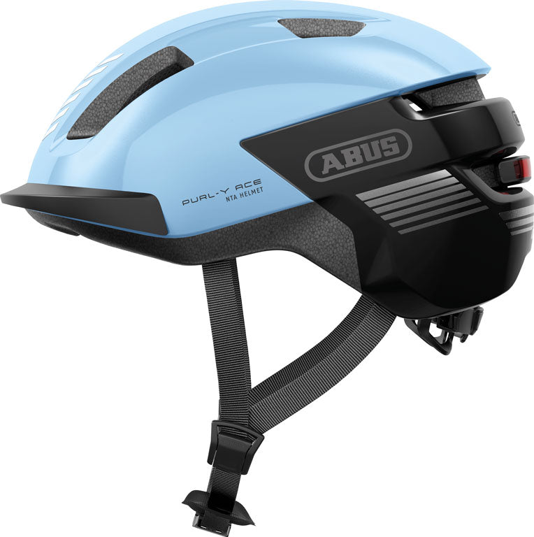 Billede af cykelhjelmen Purl Y Ace i farven Iced Blue, der viser hjelmens stilfulde og moderne design.