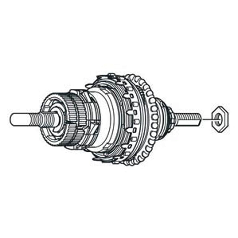Shimano Nexus SG-3C41 indsats 3g 178mm aksel