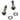SRAM Spare part Mounting Bolts