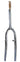 Forgaffel MTB 24x1 18in Ahead - stamme 250mm chrom
