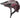 MTB hjelm Abus YouDrop i farven Wildberry Red, set fra siden med en moderne og sporty design, der sikrer optimal beskyttelse og komfort under cykelture.