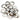Fikserskive For Spectro aksel Antirust ø10,6/8,7 2,5mm (20) For Spectro aksel