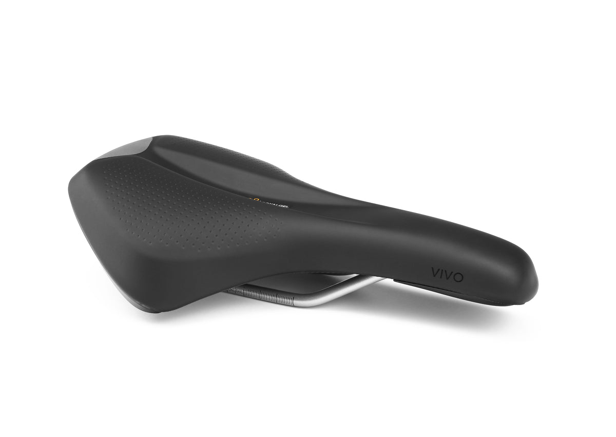 Sadel (unisex) Vivo Athletic SelleRoyal 45° kørestilling. Royal Gel. Reflective Film (refleks) & Ergonomic Channel.
